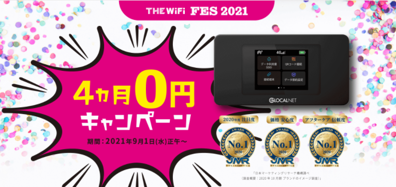 インターネット　戸建て　安い　ポケットWiFi　THE WiFi