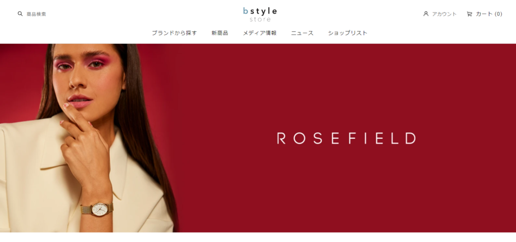 腕時計　おしゃれ　ROSEFIELD