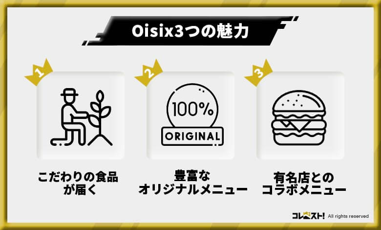 おすすめ食品サブスク
oisix オイシックス評判