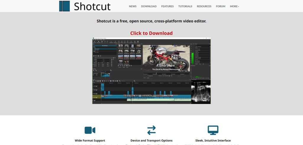 動画編集ソフト おすすめ 無料 shotcut